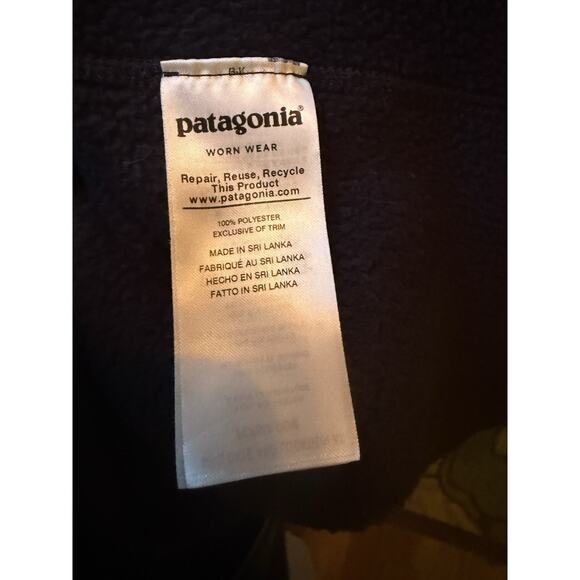 Patagonia Black Better Sweater Fleece Vest Womens Large Immunology Logo - Picture 4 of 7